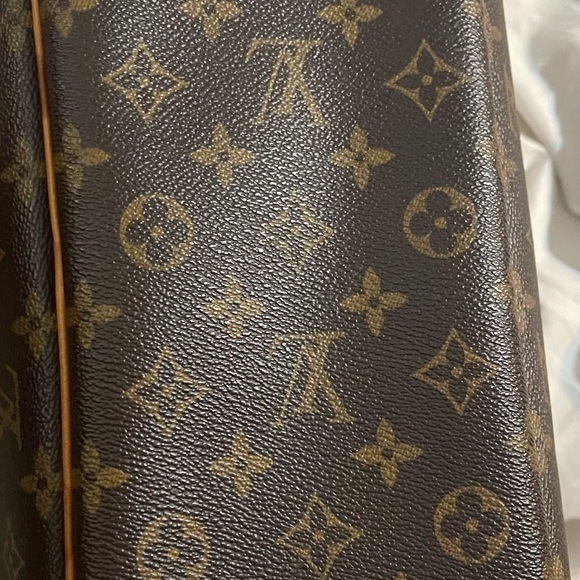 Vintage 1990’s Louis Vuitton Brown Deauville Monogram Satchel - Picture 13 of 16